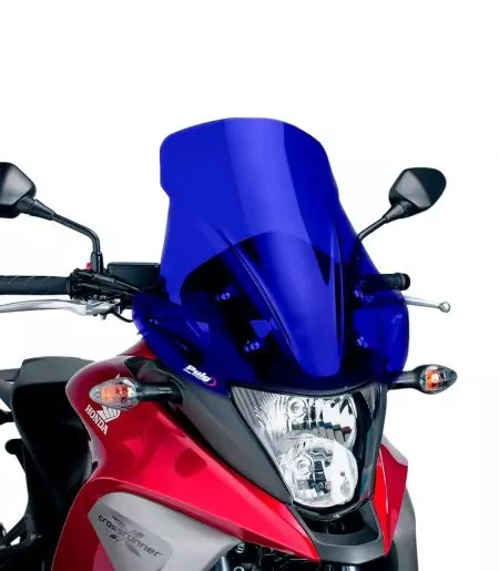 Puig Tour motociklo priekinis stiklas 5639A mėlynas-1