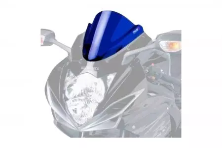 Čelní sklo na motocykl Puig Racing 5605A modré-1