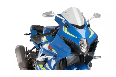 Puig Racing 9013W caurspīdīgs motocikla vējstikls-1