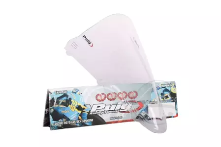 Pare-brise moto transparent Puig Racing 4637W-1
