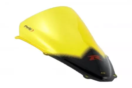 Puig Racing 4055G keltainen moottoripyörän tuulilasi-1