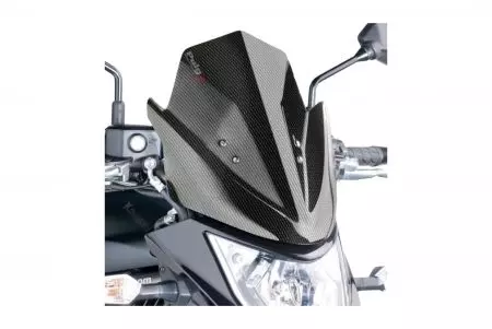 Karbonsko vjetrobransko staklo za motocikl Puig Sport nove generacije Nakedbike 5997C-1