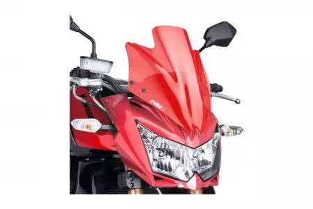 Szyba motocyklowa Puig Sport New Generation Nakedbike 4523R czerwona-1