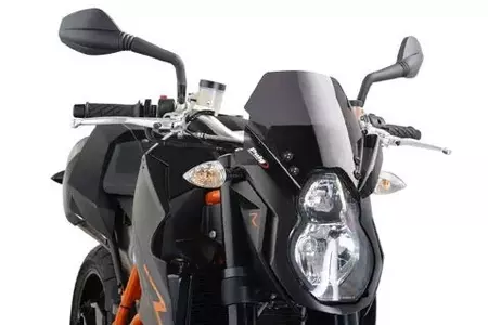 Vjetrobran motocikla Puig Sport nove generacije Nakedbike 4942F, jako zatamnjen-1