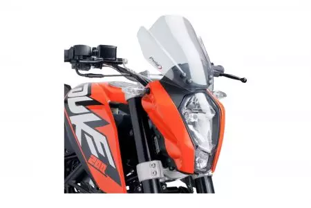 Puig Sport Uuden sukupolven Nakedbike tuulilasi 6275W läpinäkyvästi - 6275W