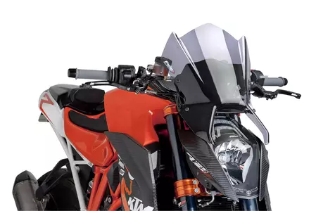 Vjetrobran motocikla Puig Sport nove generacije Nakedbike 7014H, zatamnjen - 7014H