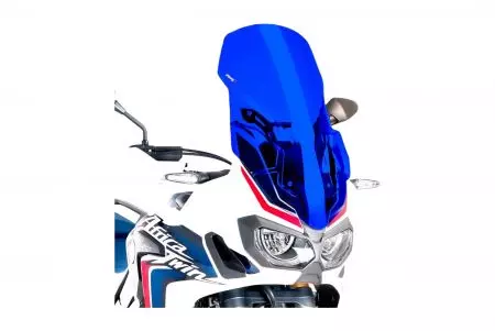 Čelné sklo na motorku Puig Tour 8905A modré-1