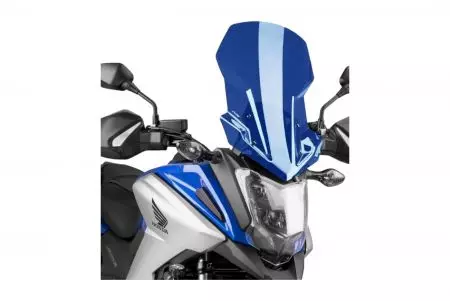 Parabrezza per moto Puig Tour 8910A blu-1