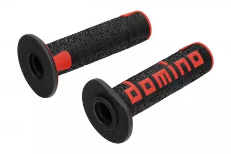 Σετ λαβών Domino μαύρο/κόκκινο D.22mm. L.120mm-2