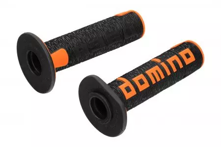 Komplet manetek Domino czarno/pomarańczowe D.22mm. L.120mm-2