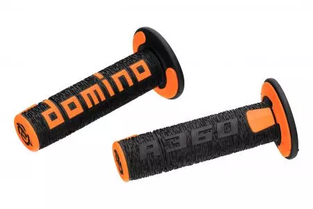 Domino svart/orange handtagssats D.22mm. L.120mm-3