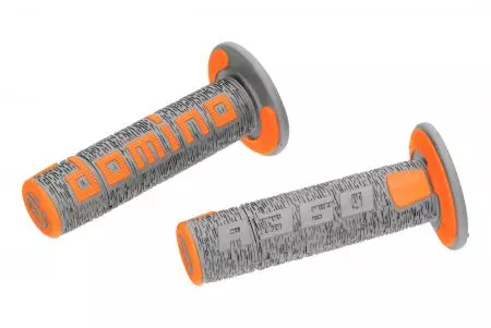 Conjunto de pegas Domino cinzentas/laranjas D.22mm. C.120mm-3