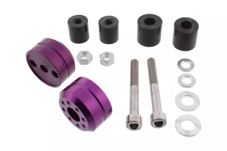 PRO-BOLT Suzuki alumiininen ohjauspyörän päät violetti-1