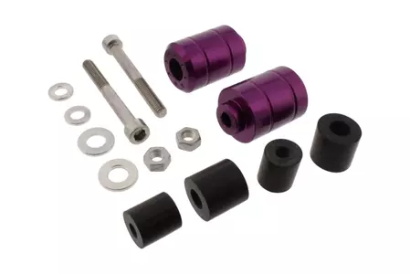 PRO-BOLT universalūs aliuminio vairo antgaliai violetinės spalvos-1