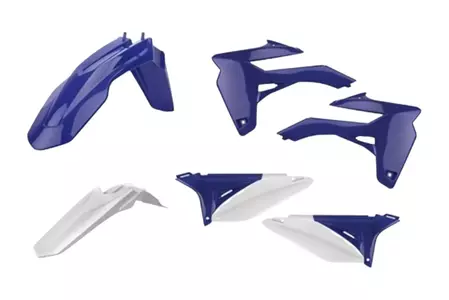 Plastik Satz Kit Body Kit Polisport blau/weiß - 90801