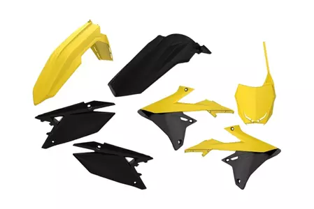Polisport Body Kit plástico amarillo y negro - 90839