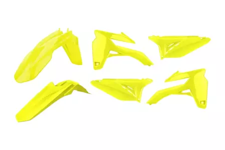 Комплект за каросерия Polisport пластмасов жълт флуоресцентен - 90802