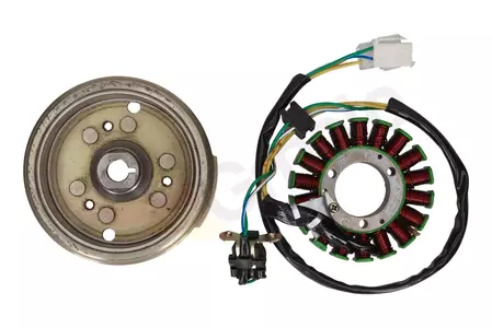 Stojan alternatora - iskrownik + koło magnesowe Suzuki GN 125