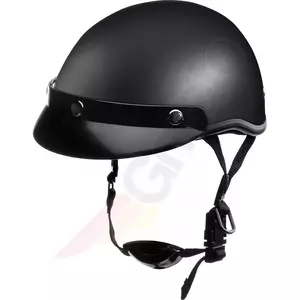 Casco de moto Peanut - Braincap casco de desfile con visera negro mate talla XL-1