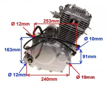 Komplet 150cc motor Romet Zetka 162FMJ-2