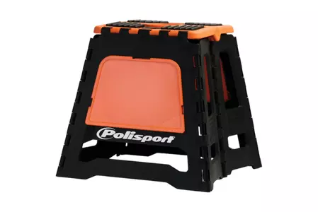Polisport skladacia stolička s krížom oranžová - 8981500002
