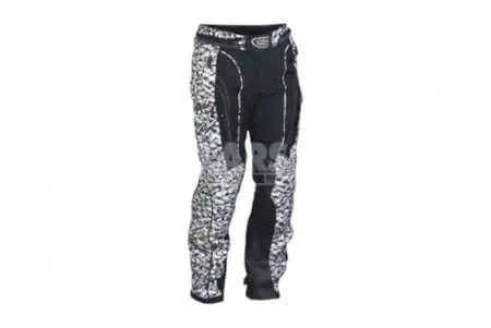 Pantalón de moto STR GI-Pants negro/negro/blanco camuflaje [S]-1