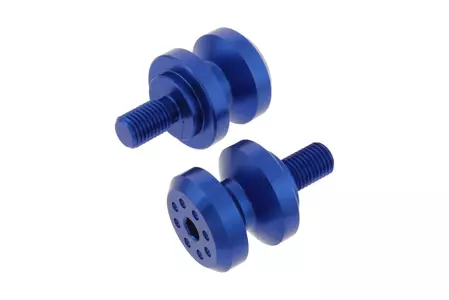 Draagarmrollen PRO-BOLT M10 x 1,25 aluminium blauw-1
