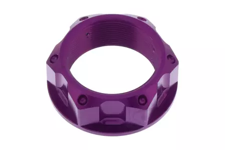 Galvos vamzdžio veržlė "Pro Bolt" M28x1,00 aliuminio violetinė-1