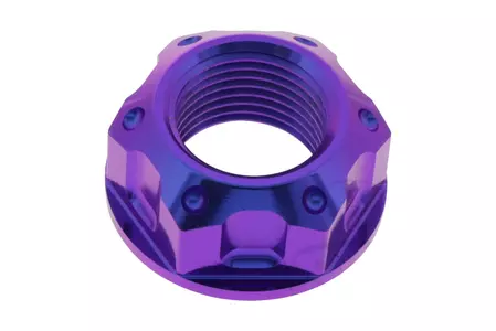 Ecrou d'essieu Pro Bolt M18x1.50 titane violet-1
