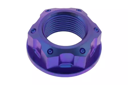 Tuerca de eje Pro Bolt M22x1,50 titanio púrpura - TINUT22150001P