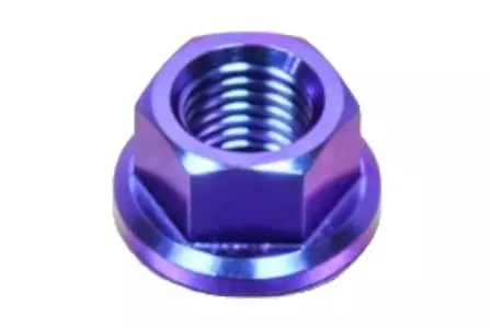 Grandinėlės veržlė PRO-BOLT M10x1,25 mm titano violetinės spalvos-1