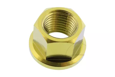 Matica ozubeného kolesa PRO-BOLT M12x1,25 mm titánová zlatá-1