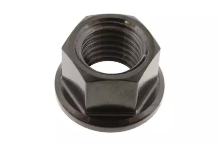 Porca de roda dentada Pro Bolt M12x1.50mm em aço inoxidável preto - LSSSPN12CBK