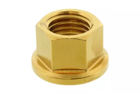 Porca de roda dentada Pro Bolt M12x1,50mm em aço inoxidável dourado-1