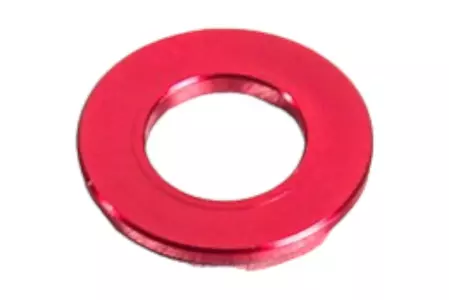 Ploščata podložka PRO-BOLT M8 aluminij rdeča-1