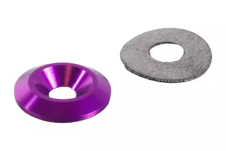 Rondelle conique M5 en aluminium PRO-BOLT violet-1