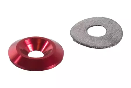 PRO-BOLT M5 rondelle conique en aluminium rouge - LWAC5R