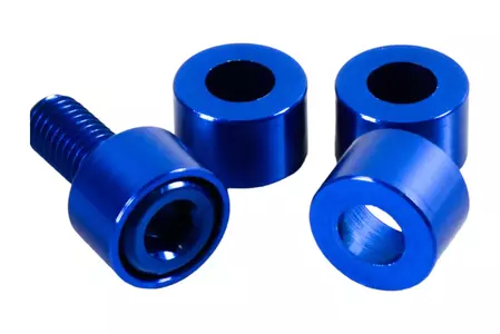 Hulpring PRO-BOLT M8 aluminium blauw-1
