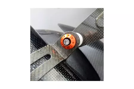 Podkładka stożkowa Pro Bolt M8 aluminium pomarańczowa -2
