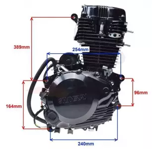 4T 167FMM ATV 250STXE motor-3