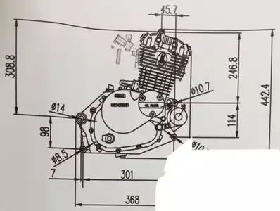 Tuning motora 157FMI Suzuki GN 125 200 cm3-2