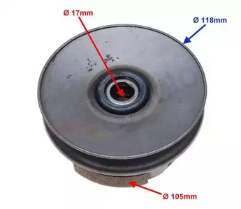 Zvono kvačila TGB Honda DIO 50 107.4mm-2