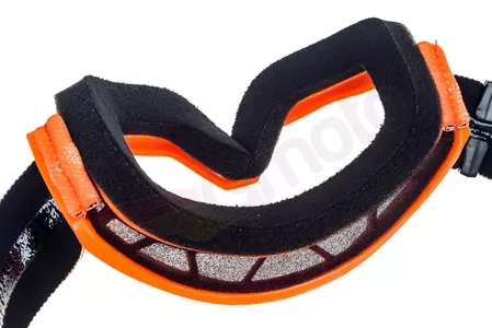 Motorrad Crossbrille Goggle 100% Prozent Strata Jr Junior Youth Orange gelb/orange klar-10