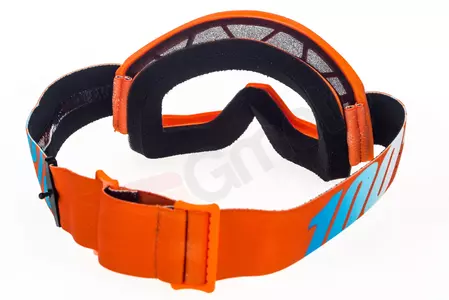 Motorrad Crossbrille Goggle 100% Prozent Strata Jr Junior Youth Orange gelb/orange klar-6