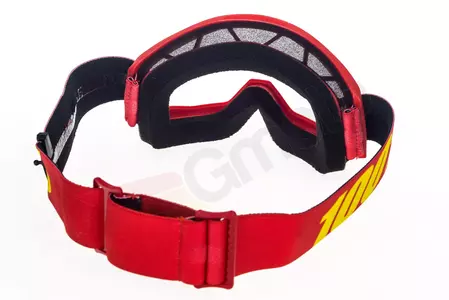 Motorrad Crossbrille Goggle 100% Prozent Strata Jr Junior Youth Furnace rot klar-6
