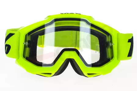 Gafas de moto 100% Procent modelo Accuri Enduro amarillo fluo (doble acristalamiento transparente)-2
