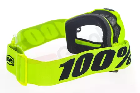 Gafas de moto 100% Procent modelo Accuri Enduro amarillo fluo (doble acristalamiento transparente)-5