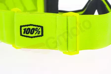 Gafas de moto 100% Procent modelo Accuri Enduro amarillo fluo (doble acristalamiento transparente)-7