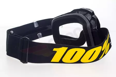 Motorističke naočale 100% Percent model Accuri Jr Youth Pistol dječja boja crna/žuta prozirna leća-5