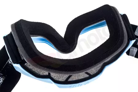 Gafas de moto 100% Porcentaje modelo Accuri Jr Youth Taichi infantil color azul cristal transparente-10